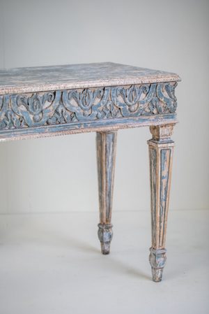 Casimir Antique Louis XVI Carved Console