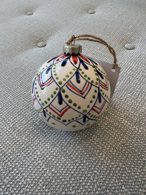 Hand-Painted  Italian Ornament Large