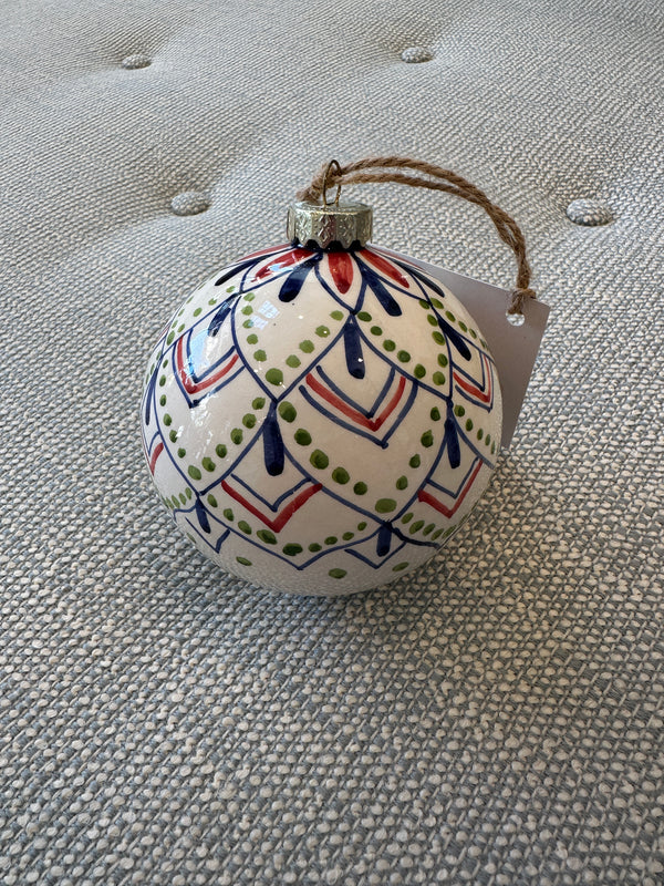 Hand-Painted  Italian Ornament Large