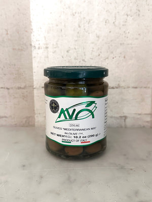 Mediterranean Olive Mix in Olive Oil