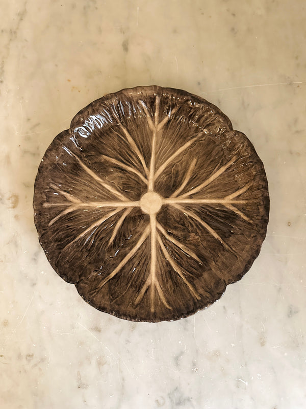 Brown Radicchio Salad Plate