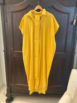 Sunshine Check Shirt Caftan