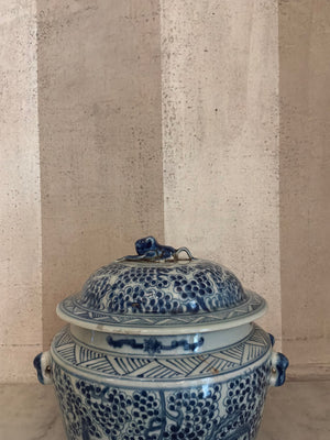 Cobalt Grove Lidded Jar