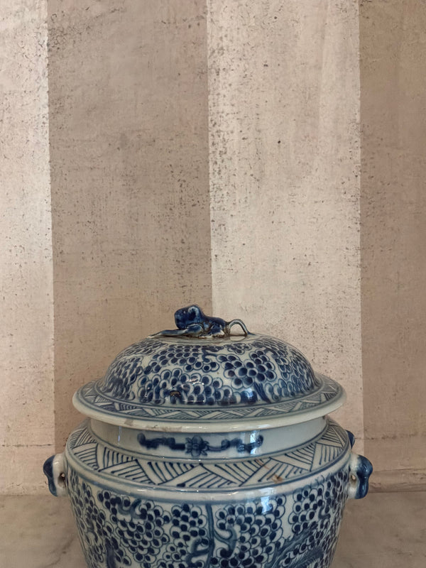 Cobalt Grove Lidded Jar
