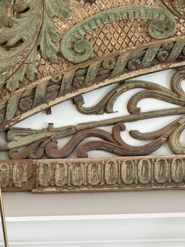 Antique Vittoria Wood Panel