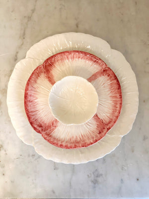 White Radicchio Dinner Plate