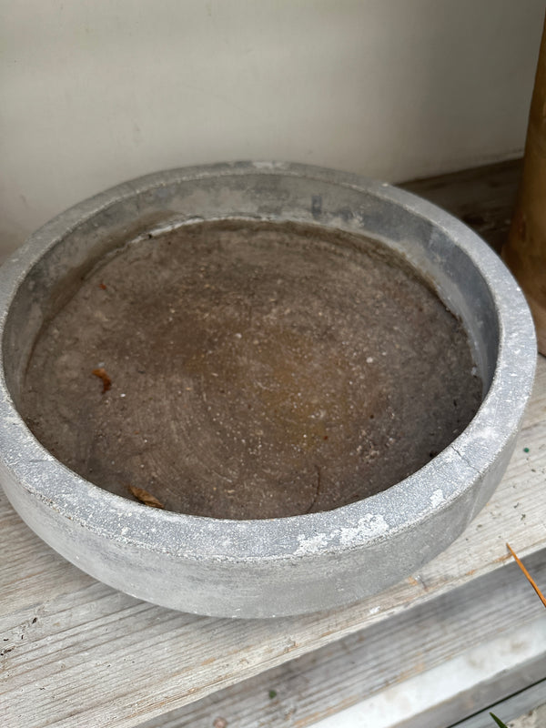Round Concrete Bowl Small