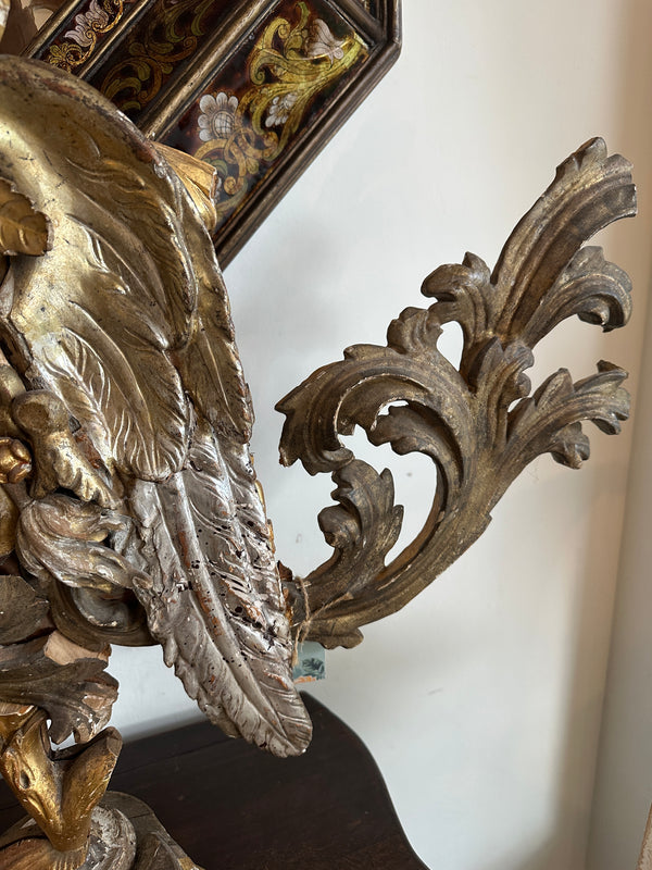 Italian Fragment Rooster Sculpture