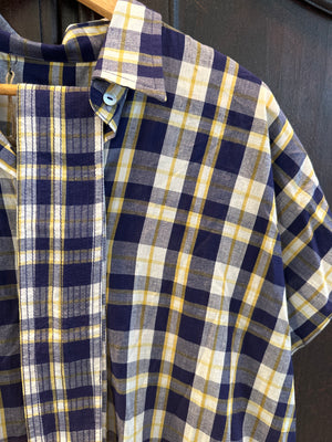 Harbor Check Shirt Caftan