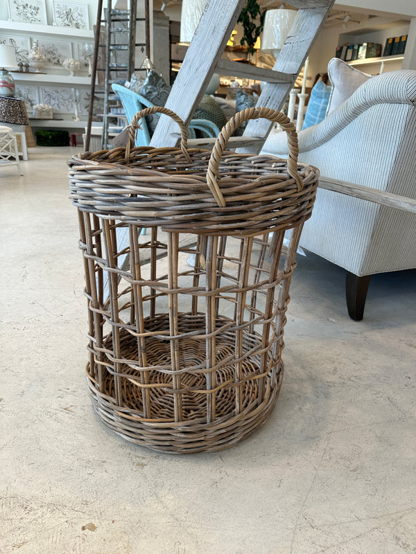Wicker Handle Basket
