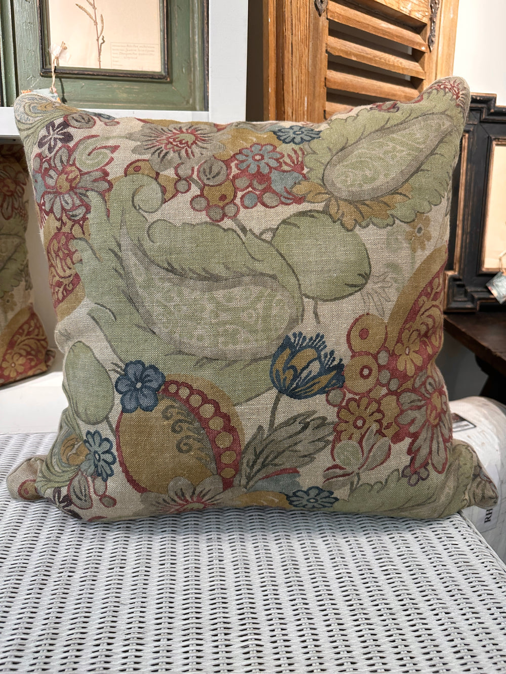 Fortuny Pillows Green/Gold