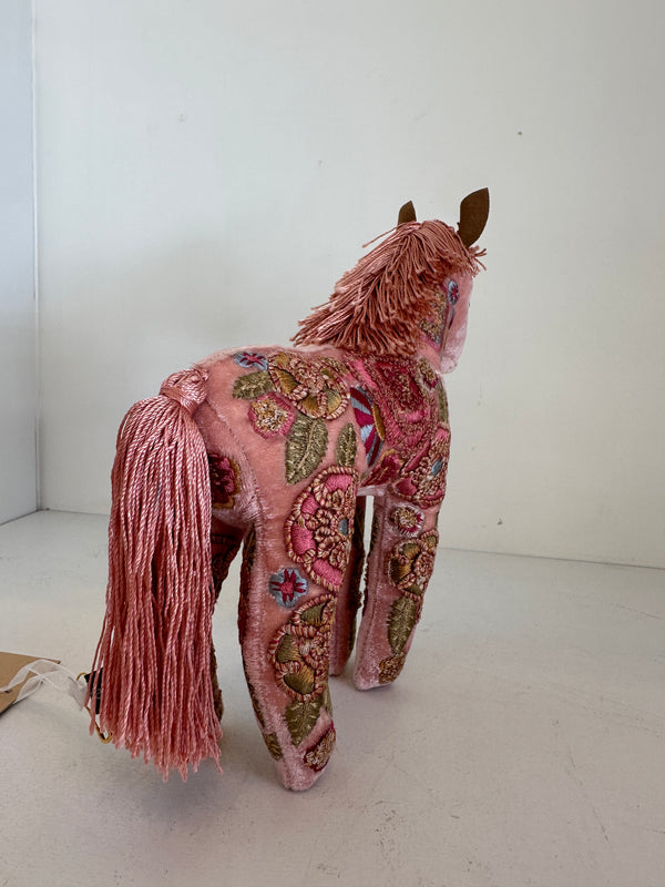 Embroidered Velvet Horse