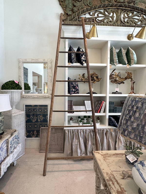 Antique Straight A-Frame Ladder