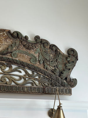Antique Vittoria Wood Panel
