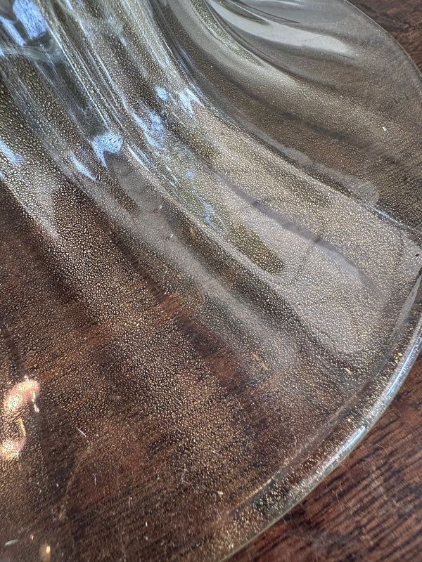 Orlina Gold Speck Murano Lamp