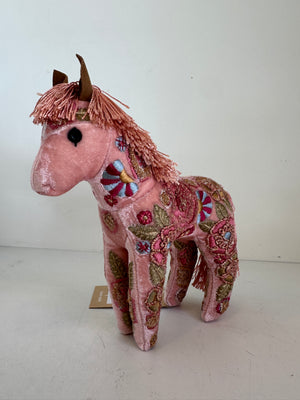 Embroidered Velvet Horse