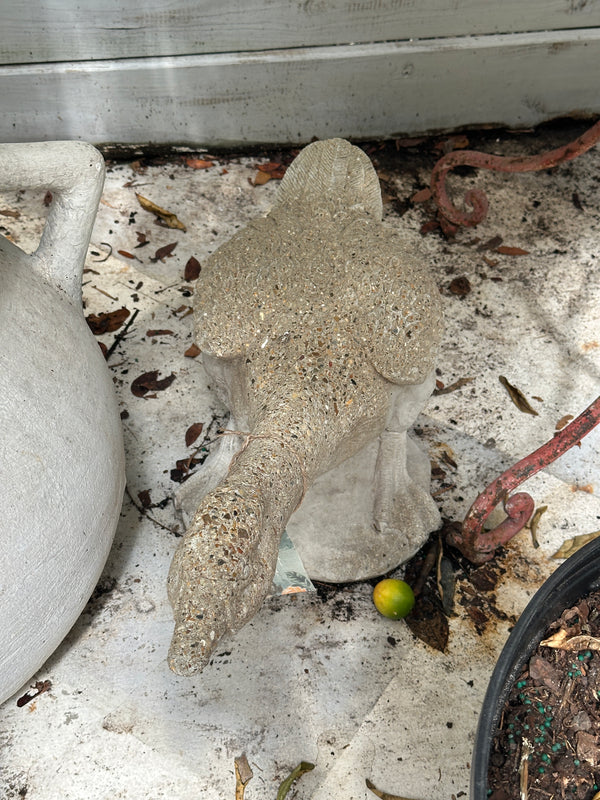 Antique Stone Duck