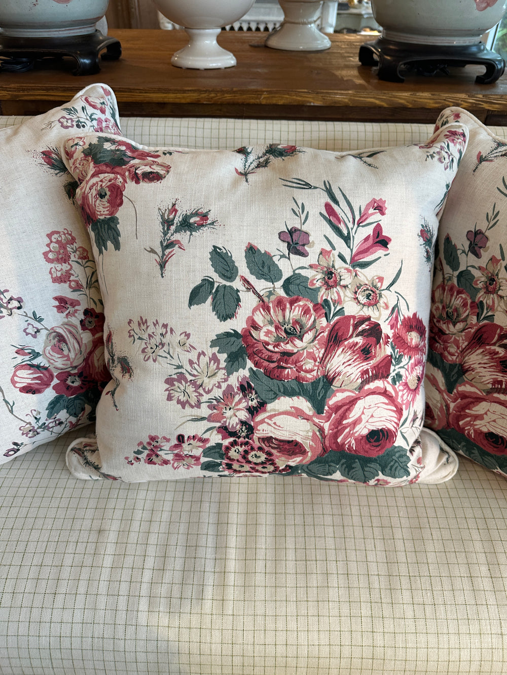 Rose Bouquet Pillow