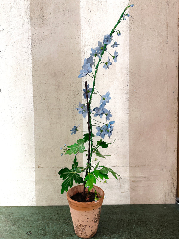 Blue Violet Pot Sculpture