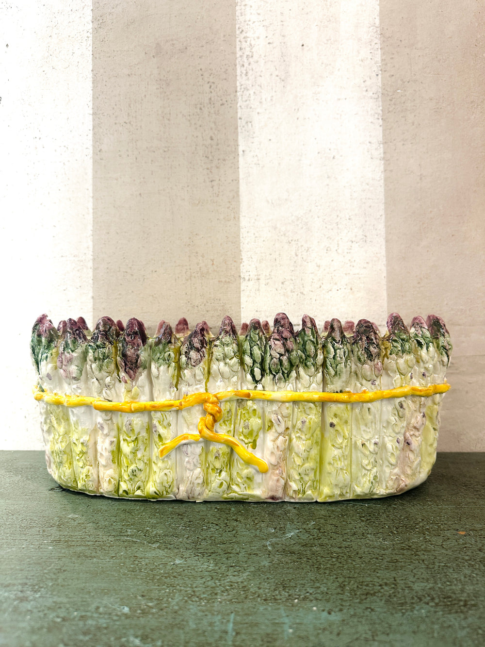 Asparagus Oval Vase