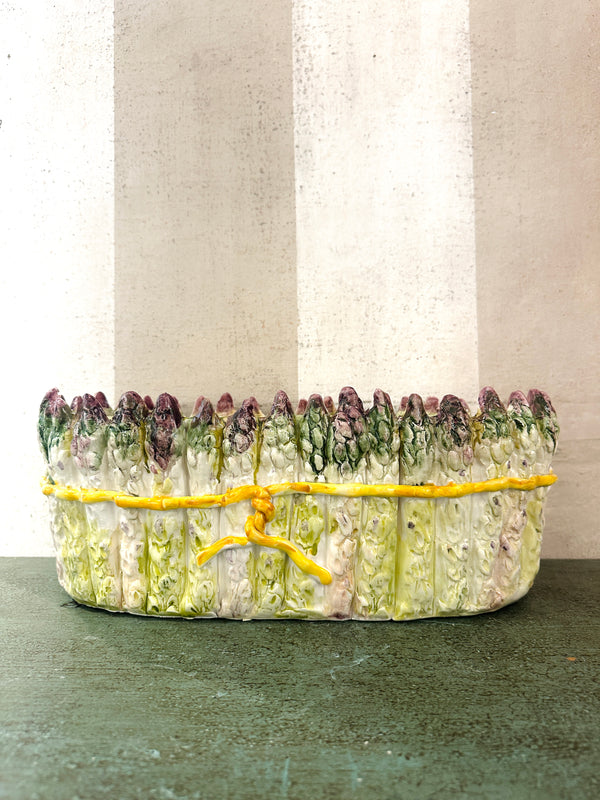 Asparagus Oval Vase