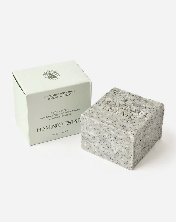 Exfoliating Peppermint Soap Brick