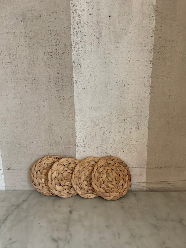 Water Hyacinth Coasters – Set of 4