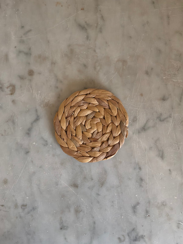 Water Hyacinth Coasters – Set of 4