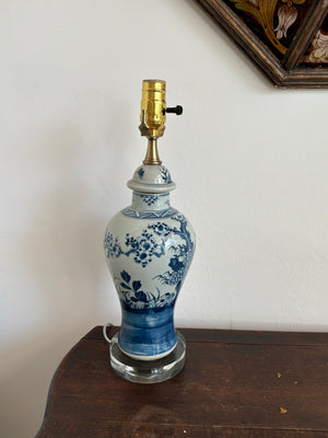 Azure Garden Ginger Jar Lamp