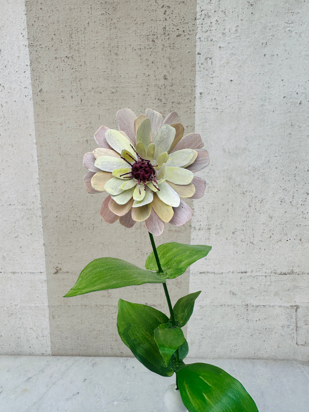 Pink Small Zinnia 13"