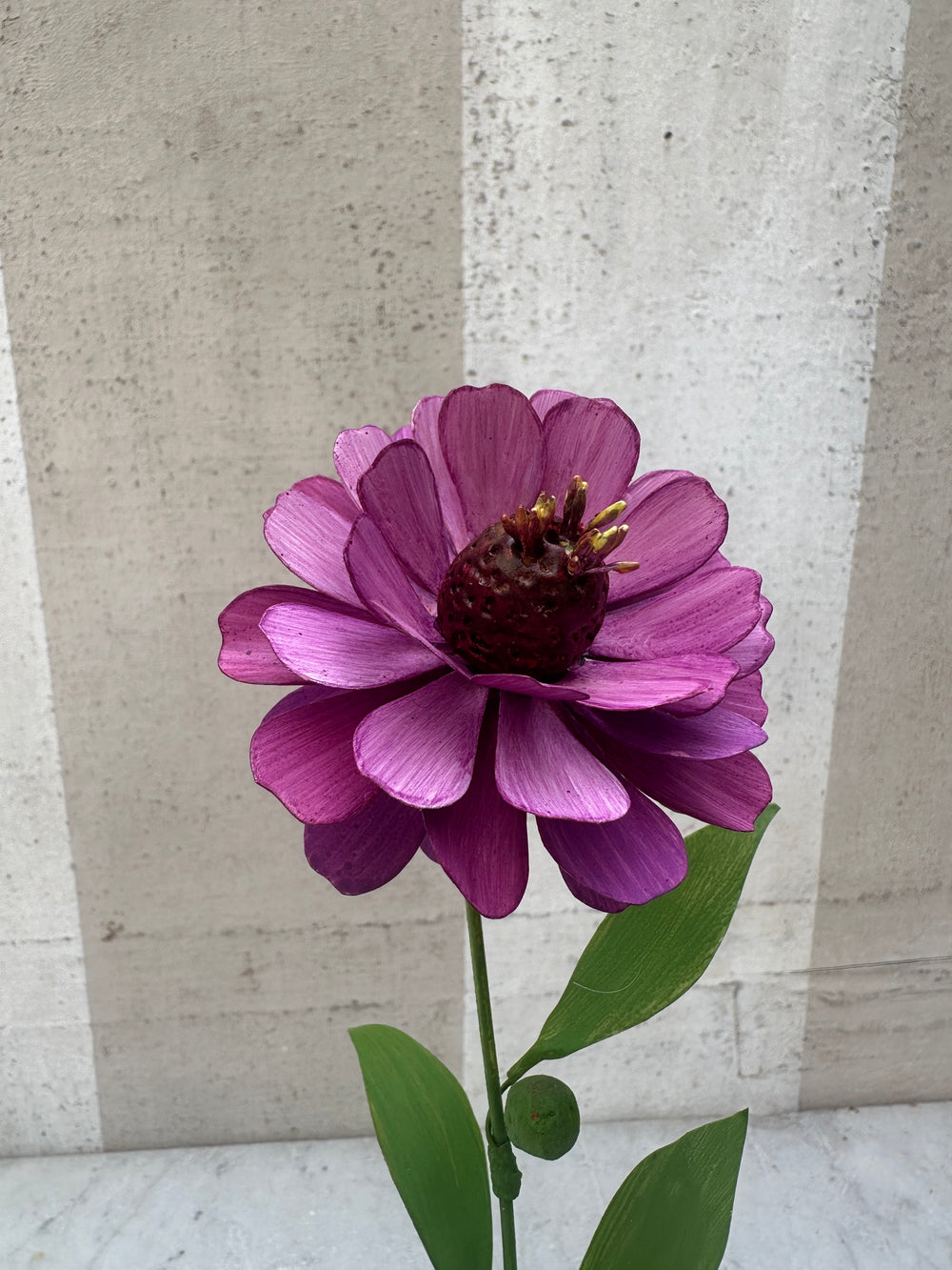Violet Zinnia 16"