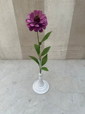 Violet Zinnia 16"