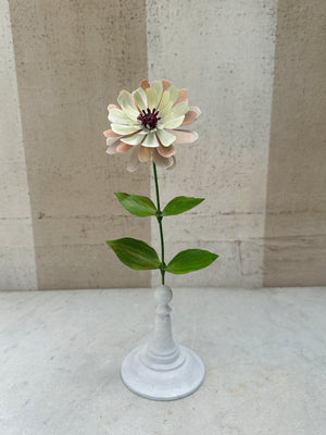 Pink Large Zinnia, 13"