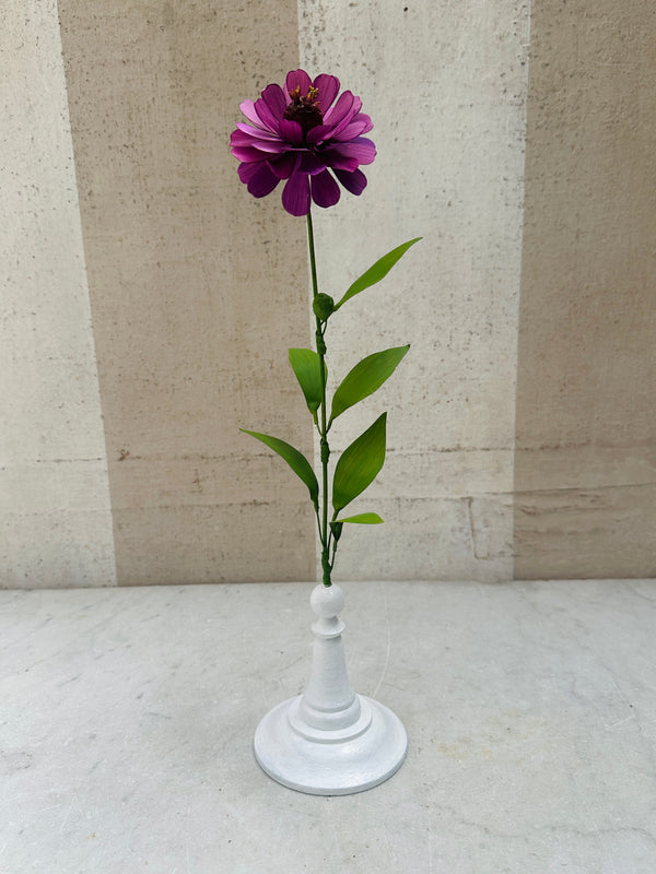 Violet Zinnia 16"