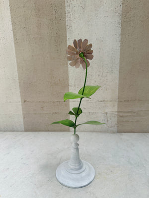 Pink Small Zinnia 13"