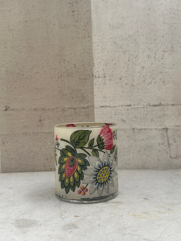 Floral Wallpaper Desk Cup