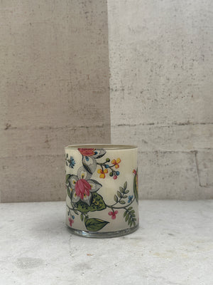 Floral Wallpaper Desk Cup