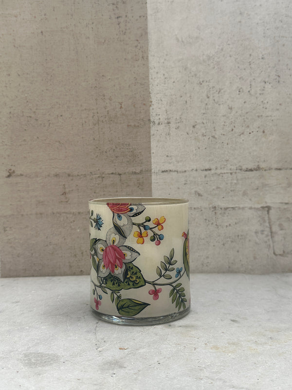 Floral Wallpaper Desk Cup