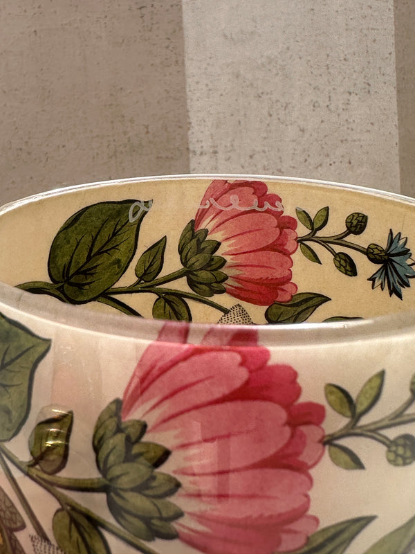 Floral Wallpaper Desk Cup