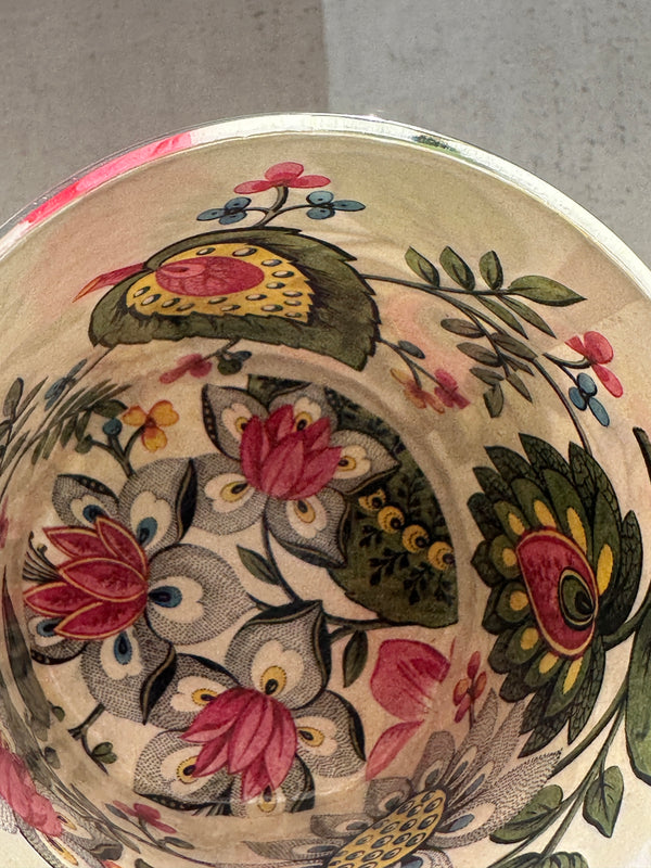 Floral Wallpaper Desk Cup