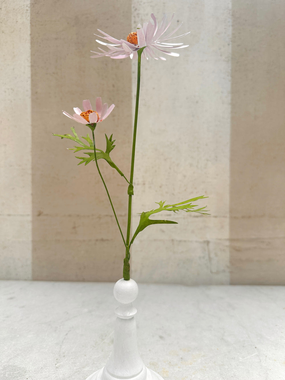 Two Stem Chrysanthemum 13"