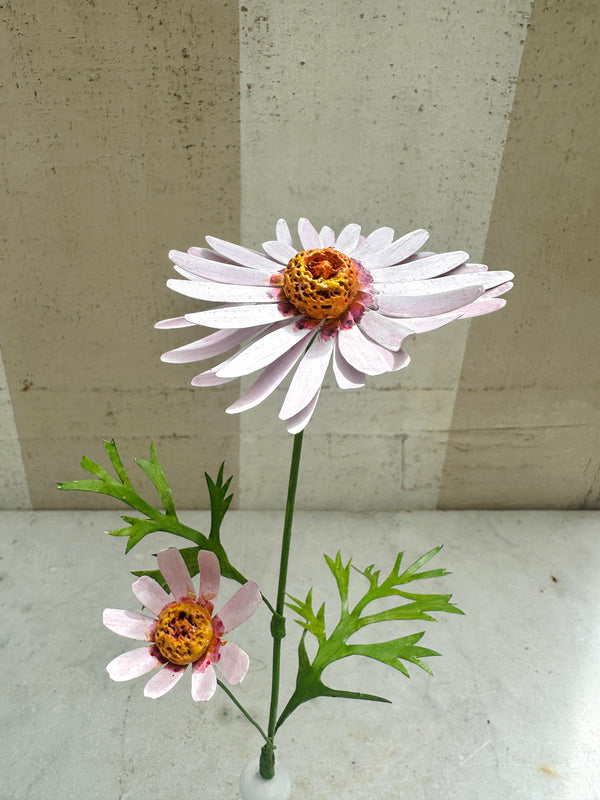 Two Stem Chrysanthemum 13"