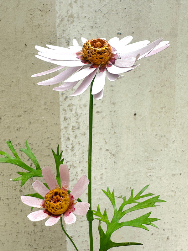 Two Stem Chrysanthemum 13"