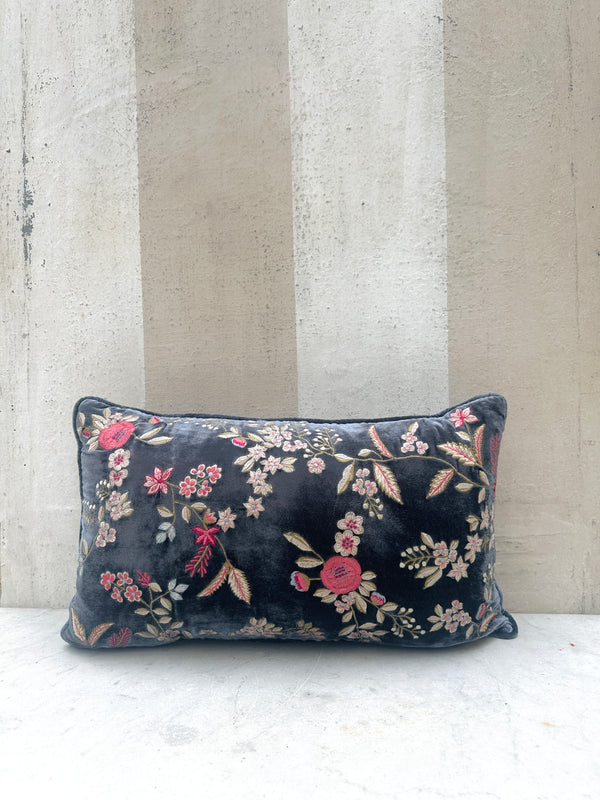 Indigo Liza Velvet Pillow
