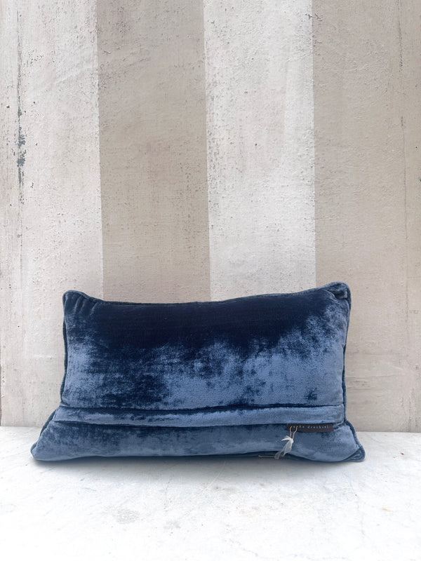 Indigo Liza Velvet Pillow