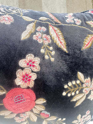 Indigo Liza Velvet Pillow