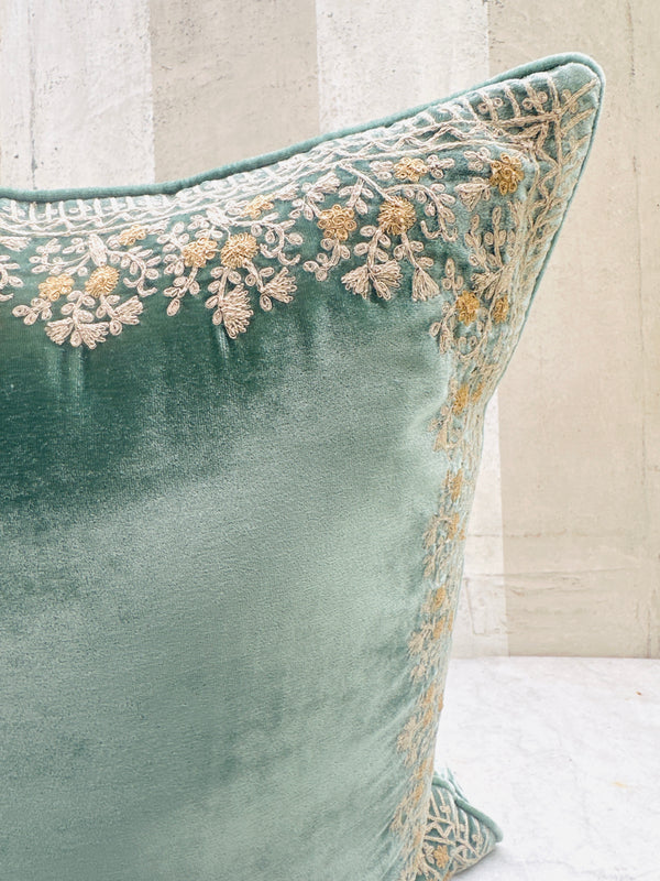 Lagoon Jamila Velvet Pillow