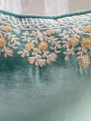 Lagoon Jamila Velvet Pillow