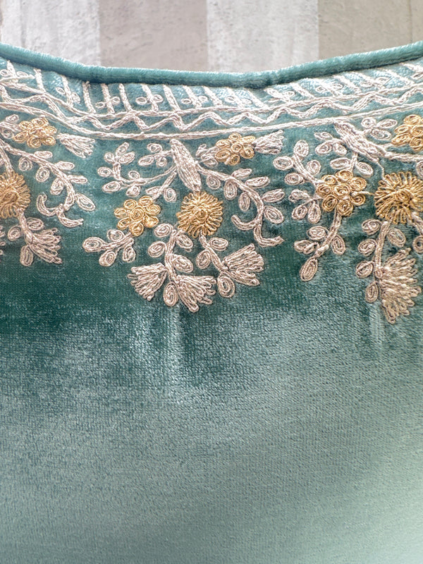 Lagoon Jamila Velvet Pillow
