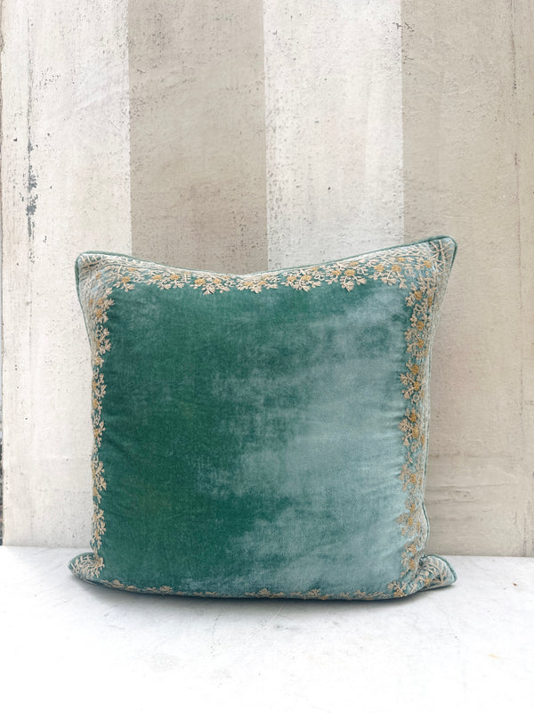 Lagoon Jamila Velvet Pillow